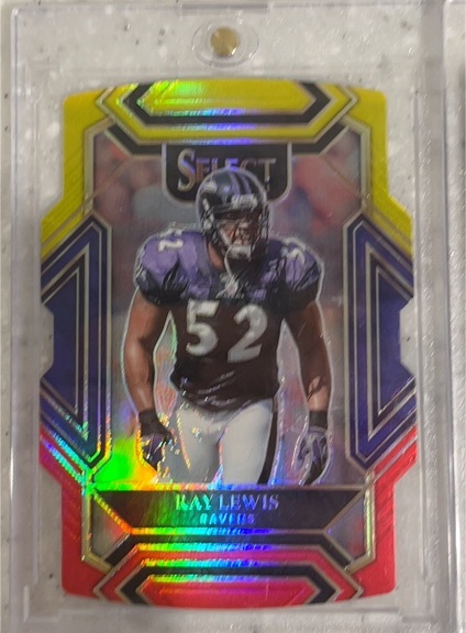 2021 Panini Select Club Level Die Cut Ray Lewis — front