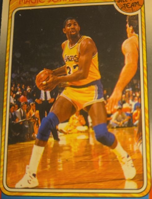 1988-89 Fleer #123 Magic Johnson — front
