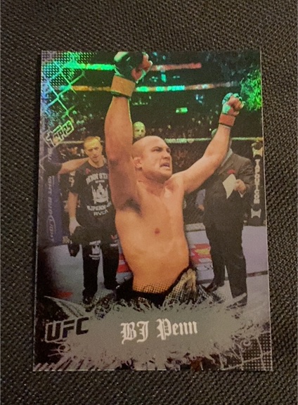 2010 Topps UFC Main Event #2 BJ Penn — front