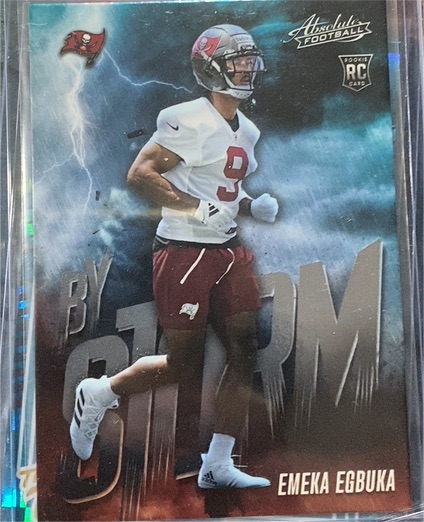 2025 Panini Absolute Football By Storm #4 Emeka Egbuka — front