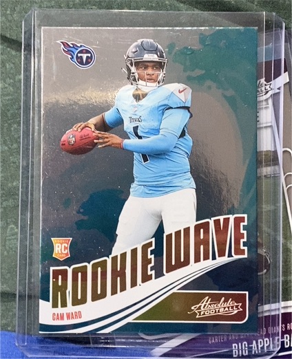 2025 Panini Absolute Cam Ward Rookie Wave #RW-CWD — front