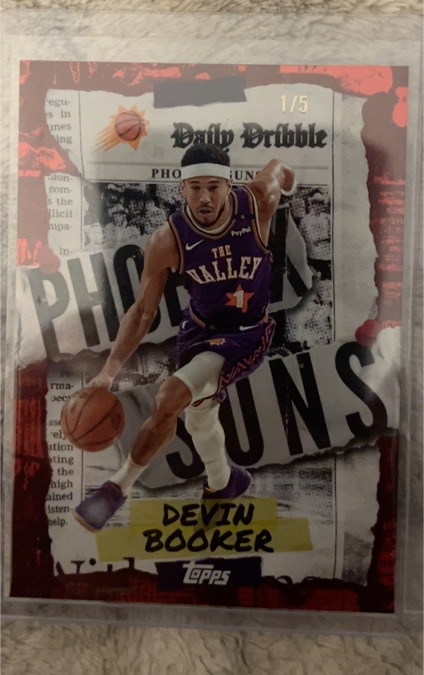 2025-26 Topps Daily Dribble #DD-16 Devin Booker — front