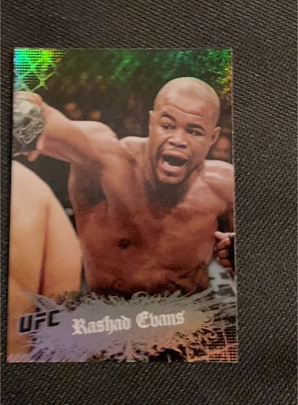2010 Topps UFC Main Event #86 Rashad Evans — front