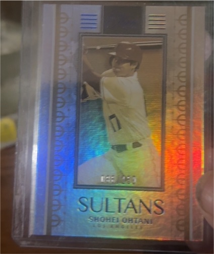 2022 Panini Three and Two Sultans #S-21 Shohei Ohtani — front