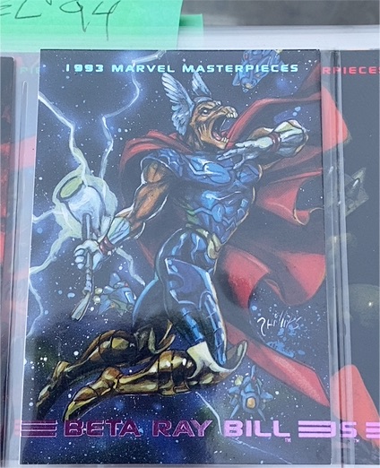1993 SkyBox Marvel Masterpieces #77 Beta Ray Bill — front