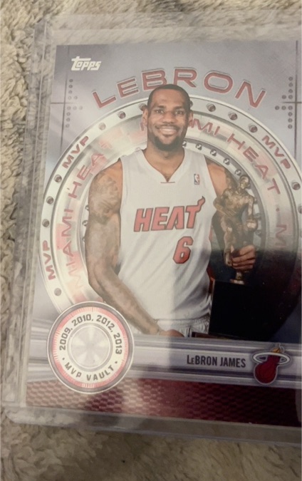 2025-26 Topps MVP Vault #MVP-8 LeBron James — front