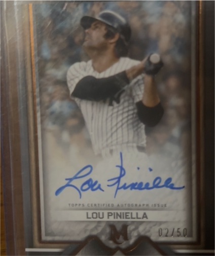 2023 Topps Museum Collection Archival Autograph #AA-LP Lou Piniella — front