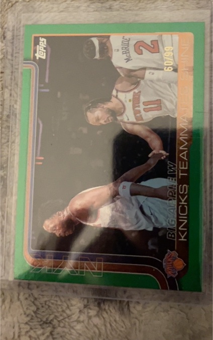2025-26 Topps #274 Big Apple W Knicks Teammates Shine — front