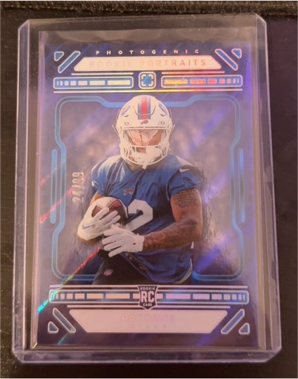 2024 Panini Photogenic Rookie Portrait #186 Ray Davis — front