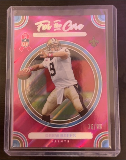 2024 Panini Photogenic For the Cure #FTC-DBR Drew Brees — front