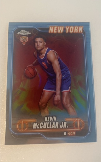 2024-25 Topps Chrome #150 Kevin McCullar Jr. — front