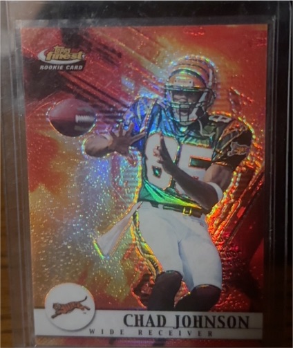 2001 Topps Finest #122 Chad Johnson — front