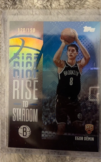 2025-26 Topps #RTS-8 Egor Dëmin Rise to Stardom — front