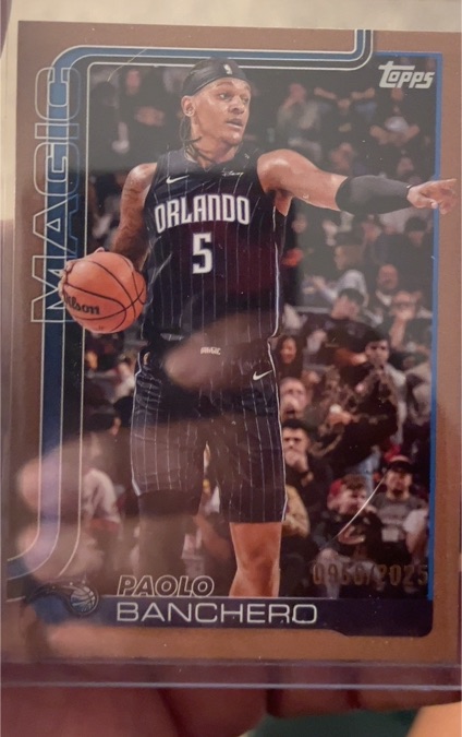 2025 Topps Basketball #09607/2025 Paolo Banchero — front