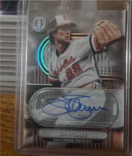 2024 Topps Tribute #TA-JPA Jim Palmer — front