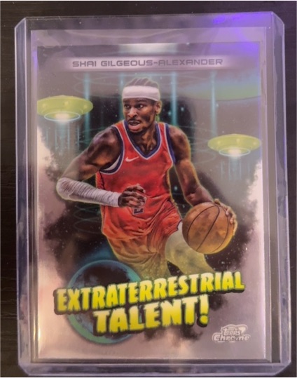 2023-24 Topps Cosmic Chrome #ET-20 Shai Gilgeous-Alexander Extraterrestrial Talent — front