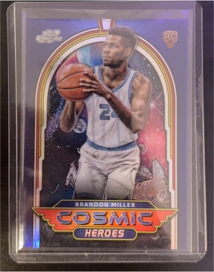 2024 Topps Chrome Cosmic Heroes #CH-3 Brandon Miller — front