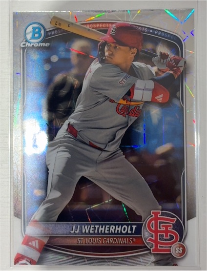 2025 Bowman Chrome #BCP-241 JJ Wetherholt — front