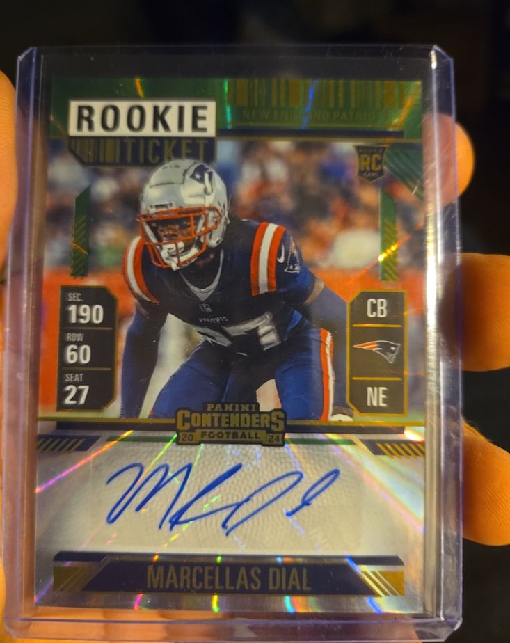 2024 Panini Contenders #249 Marcellas Dial — front