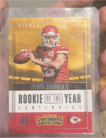 2017 Panini Contenders Rookie of the Year #RY-3 Patrick Mahomes II — front