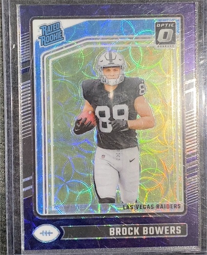 2024 Donruss Optic #215 Brock Bowers — front