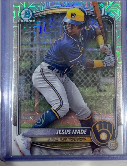 2025 Bowman Chrome Prospects #BCP-50 Jesus Made — front