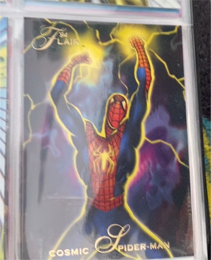 1994 Flair Marvel Annual #67 Cosmic Spider-Man — front