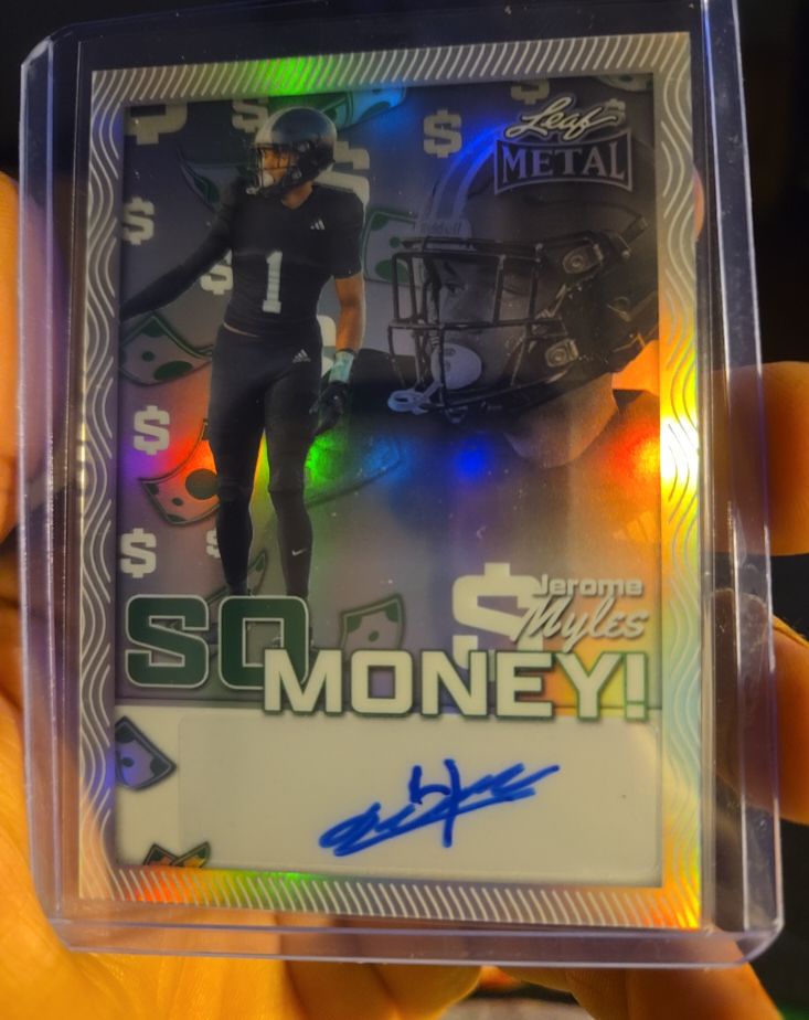 2025 Leaf Metal #SM-JM1 Jerome Myles So Money! — front