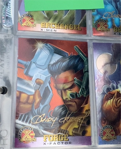1995 Fleer Ultra X-Men Chromium #14 Forge — front
