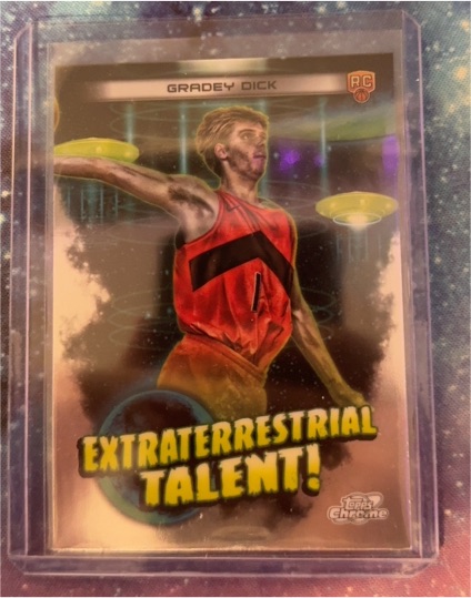 2023-24 Topps Cosmic Chrome #ET-23 Gradey Dick Extraterrestrial Talent Rookie — front