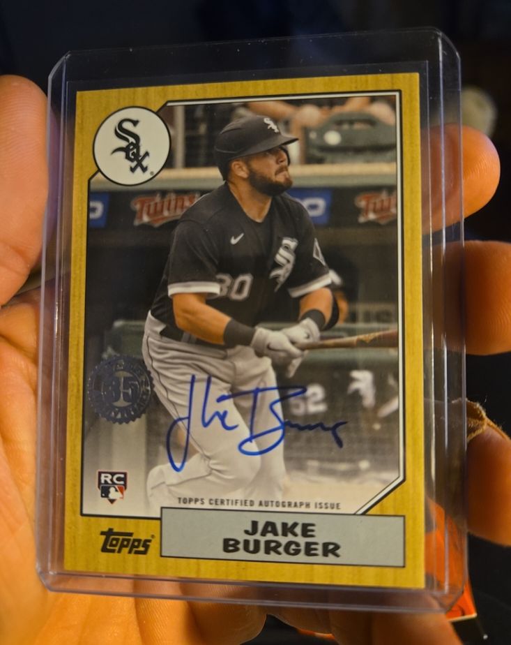 2022 Topps 1987 #87BA-JBU Jake Burger — front
