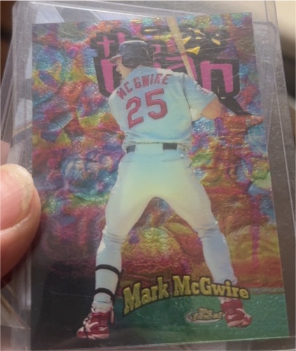 1998 Topps Finest The Man #TM7 Mark McGwire — front