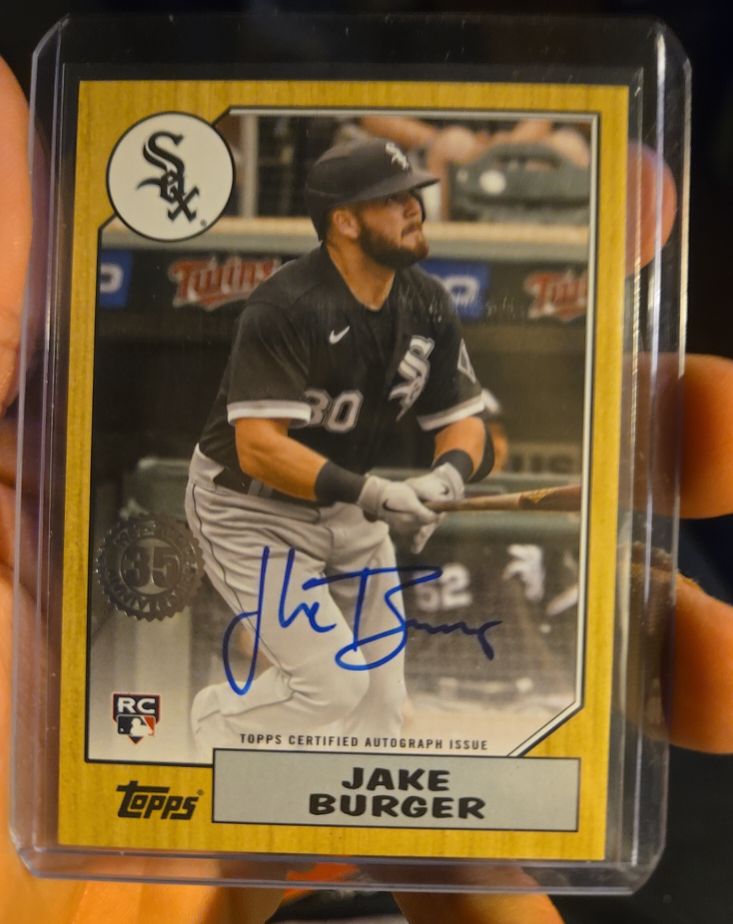 2022 Topps 1987 #87BA-JBU Jake Burger — front