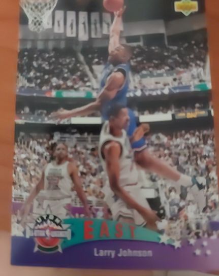 1992-93 Upper Deck #423 Larry Johnson — front