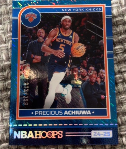 2024-25 Panini NBA Hoops #24 Precious Achiuwa — front