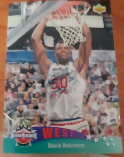 1992-93 Upper Deck #436 David Robinson — front