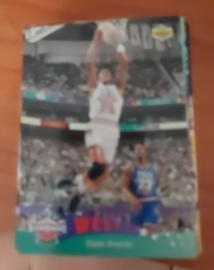 1992-93 Upper Deck #438 Clyde Drexler Portland Trail Blazers — front