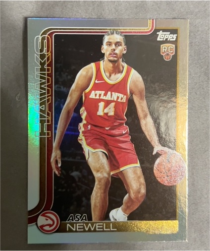 2025-26 Topps #223 Asa Newell — front