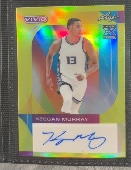 2023 Leaf Vivid #BA-KM1 Keegan Murray — front