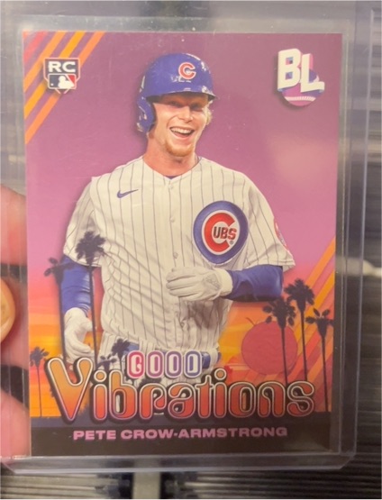 2024 Topps Big League #GV-24 Pete Crow-Armstrong Good Vibrations — front
