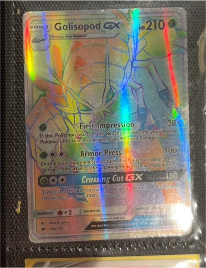 2017 Pokémon TCG #148 Golisopod GX — front
