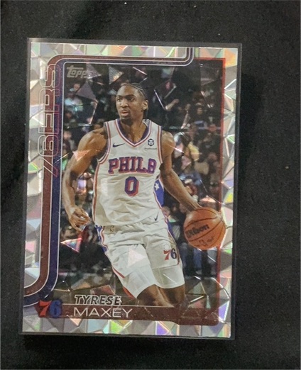 2025 Topps #21 Tyrese Maxey — front