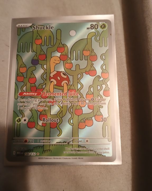2025 Pokémon TCG Mega Evolution #136 Shuckle — front