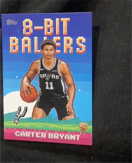 2025-26 Topps #8B-40 Carter Bryant 8-Bit Ballers Rookie — front
