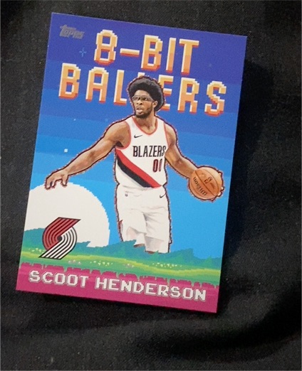 2025-26 Topps 8-Bit Ballers #8B-14 Scoot Henderson — front