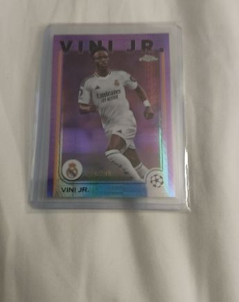 2024-25 Topps Chrome UEFA Club Competitions #7 Vini Jr. — front