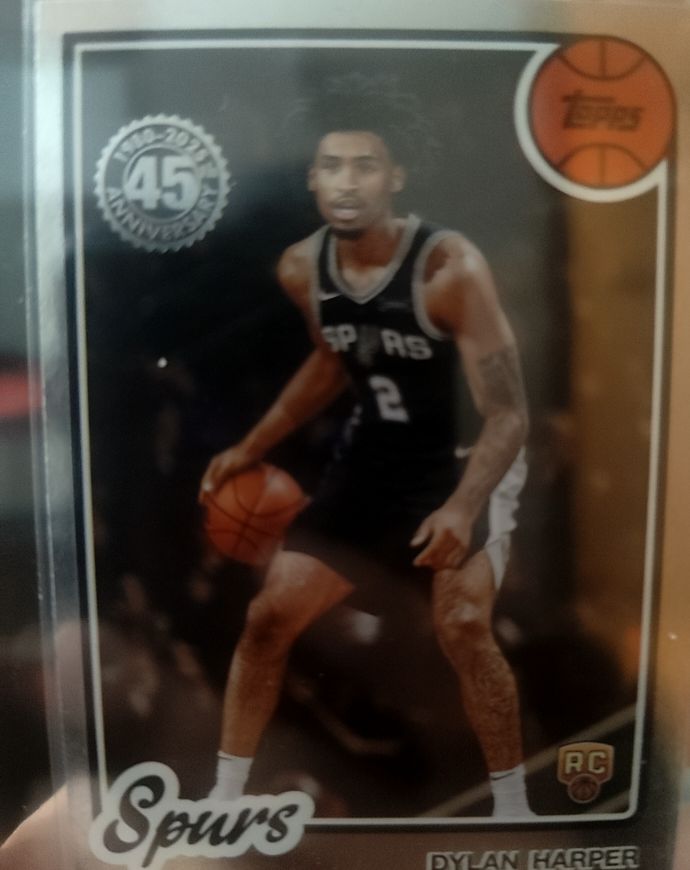 2025-26 Topps Basketball 45th Anniversary #80BK-2 Dylan Harper — front