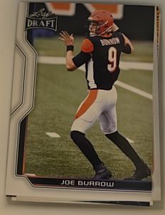 2023 Leaf Draft #B1-3 Joe Burrow — front