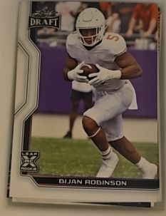 2023 Leaf Draft #B1-4 Bijan Robinson — front