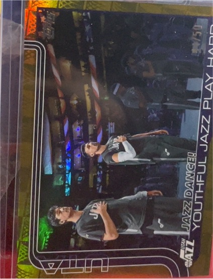 2025-26 Topps #290 Jazz Dance!: Youthful Jazz Play Hard — front